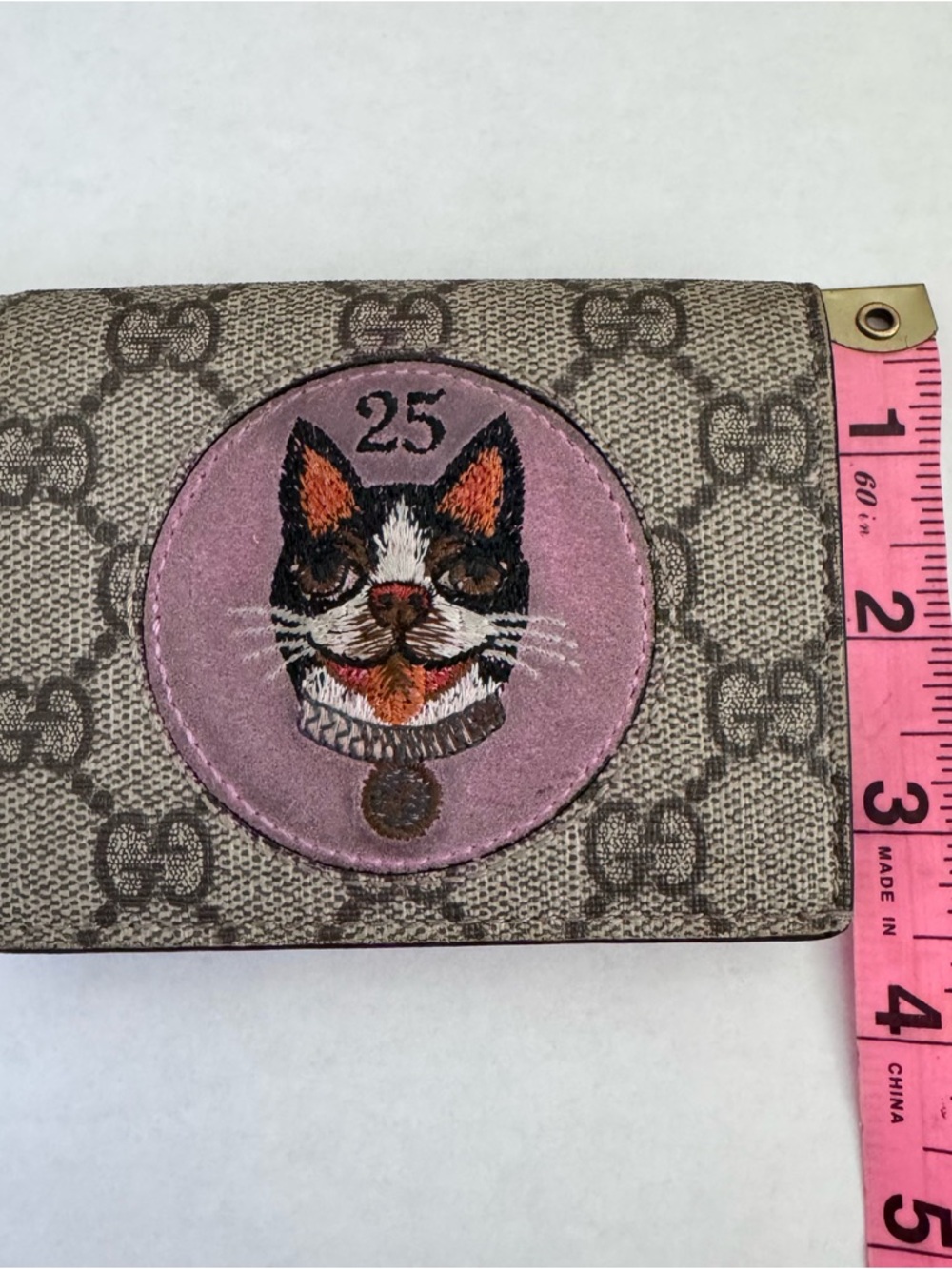 Authentic Gucci Supreme Bosco The Cat Wallet - Picture 12 of 12